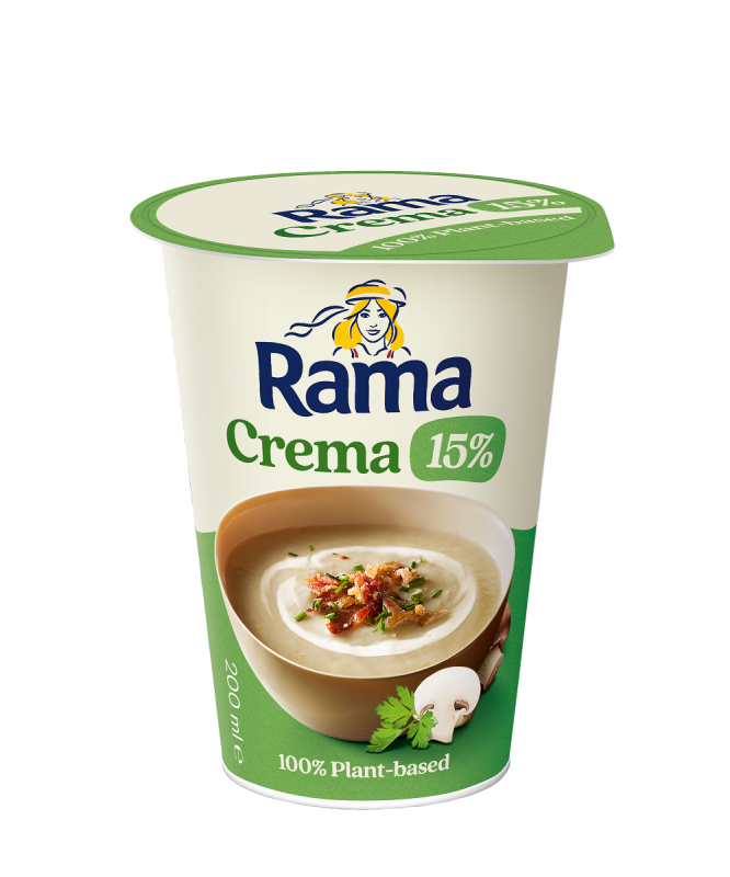 Novinka: rostlinné alternativy na vaření a ke šlehání Rama Crema